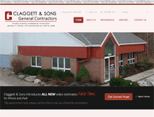 Tablet Screenshot of claggett.net